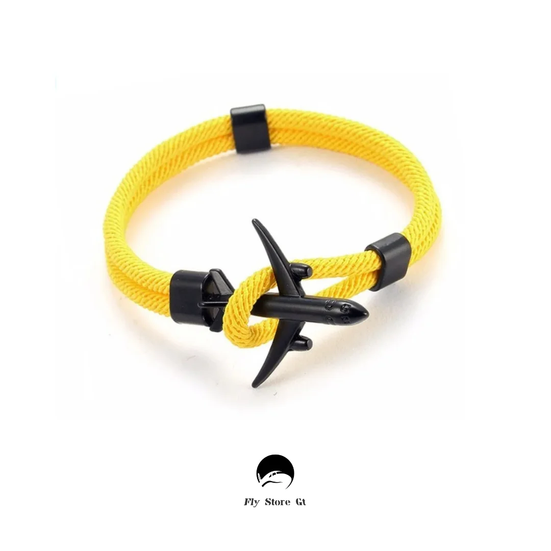 Pulsera Amarilla (Avion negro)