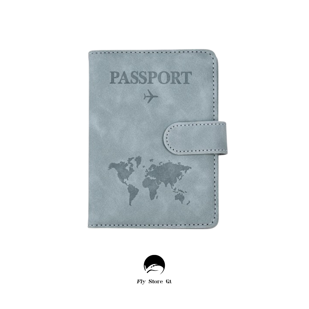 Cobertores para pasaporte aqua