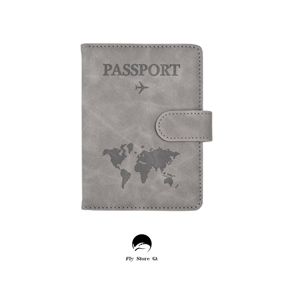 Cobertores para pasaporte gris