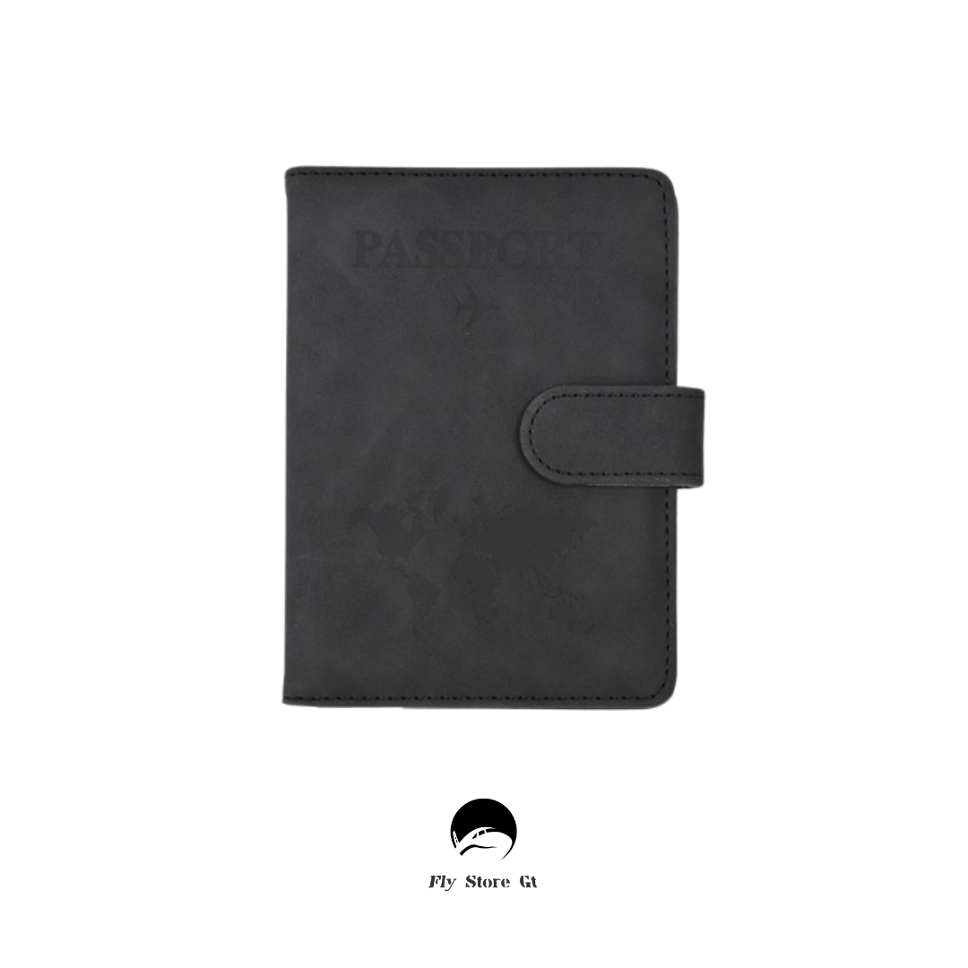 Cobertores para pasaporte negro