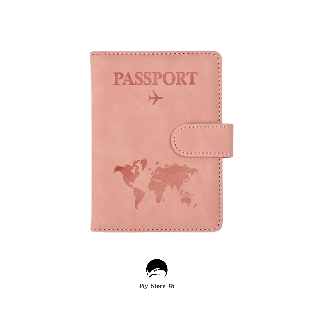 Cobertores para pasaporte rosado